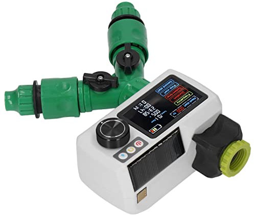 Hztyyier Timer per Irrigazione Solare Irrigazione a Energia Solare Ricarica Irrigatore Controller Nimh per di Irrigazione a Sensazione di Pioggia Controllers