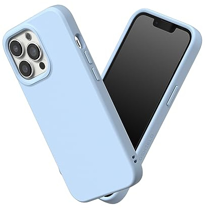 RHINOSHIELD Case Compatible with [iPhone 13 Pro] | SolidSuit - Shock Absorbent Slim Design Protective Cover with Premium Matte Finish 3.5M / 11ft Drop Protection - Glacier Blue