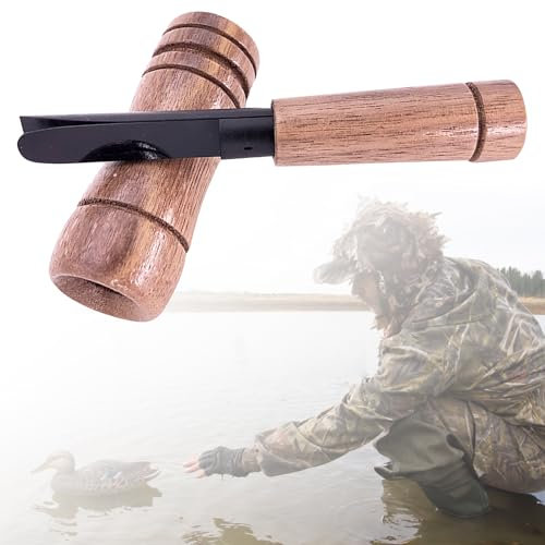 kyaoayo Hundepfeife, Vogelpfeife, Outdoor Jagd Lockpfeife, Holz Enten- Und Gänse-Lockruf, Lockvogel, Professionelle Entenruf für Jäger.