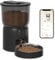 Balimo Futterautomat Katze, 3L katzenfutter automat, 2.4G WiFi Futterspender Katze, App Steuerung Mit Katzen Futterautomaten,1 bis10 Mahlzeiten pro Tag, Geeignet für Hunde und Katzen, Schwarz