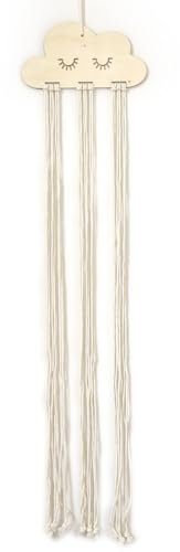 VIVIIHOO Haarspangen Aufbewahrung Mädchen-Organizer für Haarspangen,Haargummis,Haarklammern,Stirnbänder-Wolkenform Dekoration zum Aufhängen-DIY Haargummi Aufbewahrung-Kinder Haarschmuck Veranstalter