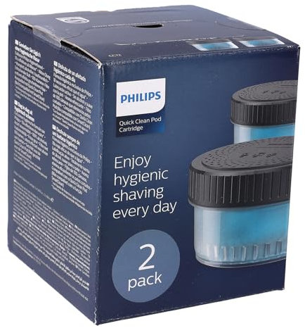 easyPART Kompatibel/Ersatz für PHILIPS Personal Health CC12/50 Reinigungskartusche Set PHILIPS für QuickCleanPod Rasierer 2Stk
