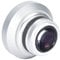 Yctze Starke Anwendbarkeit Silbernes 37-mm-Super-Fisheye-Zusatzobjektiv 0,25X für 37-mm-Kaliber-Digitalkameraobjektive, Ideal für den Camcorder-Fisheye-Aufsatz