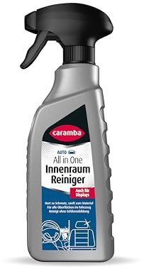 Caramba All in One Innenraum Reiniger, Autozubehör zur Reinigung und Pflege, für Kunststoff, Lack, Polster, Leder, Glas und Chrom, Frischeduft, 500 ml