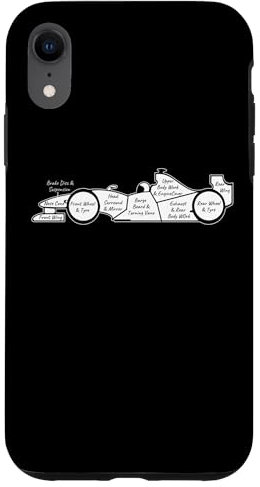 Hülle für iPhone XR Parts Of A Racecar Formel Racecar Herren Racing