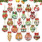 FYting 20 Stück Diamond Painting Weihnachten Anhänger,5D Diamant Painting,Diamond Painting Kinder SchlüSselanhänger, Geschenkanhänger, Fensterbehang (Weihnachten)