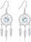 ONEFINITY Traumfänger Ohrringe 925er Sterling silber Indianer Ohrringe Boho Ohrringe für Damen
