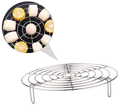 IMIKEYA 1 Mensola a Vapore In Acciaio Inox Tappetino Da Cucina Supporto per Cucinare Vapore Mensola per Cucinare Vapore Multiuso Utensile per Cucinare Vapore Supporto