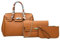 YLQQdMK Damenhandtasche Frauenbeutel Mehrstufige Handtasche Litschäer Muster Schulter Messenger-Tasche-Hellbraun
