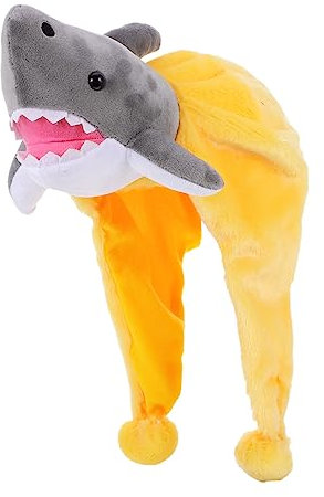 KOMBIUDA Plüsch Haifisch Haube Kinder Party Kostüm Hut Cartoon Requisiten Für Fotografie Maskenbälle Und Karneval