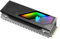 KLLsmDesign RGB Sync M.2 NVMe SSD dissipateur thermique avec ventilateur intégré, refroidissement haute performance, éclairage LED dynamique, coque transparente avec coussinet thermique