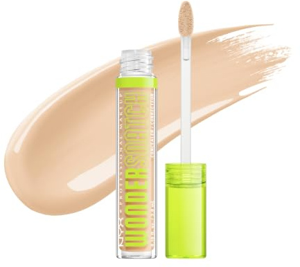 NYX Professional Makeup, Wonder Snatch Concealer, flüssige Formel, soft-mattes Finish, wasserfest, färbt nicht ab, spendet bis zu 24 Stunden Feuchtigkeit, vegane Formel, 6 Fair, 3,5 ml