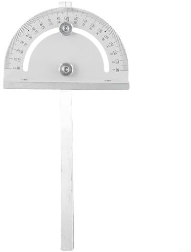 Gdfnmogo Mini calibro per sega da tavolo,Righello angolare T-Slot,Misurazione del router circolare goniometro guida guida recinzione attrezzature da officina