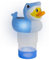 Dispenser di cloro per piscina | Distributore automatico luminoso per piscina di notte | Clorinatore grande serbatoio di cloro luce notturna