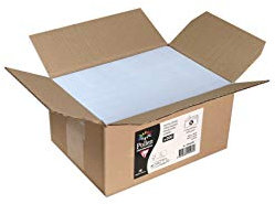 Clairefontaine 55465C - Karton mit 200 Umschläge Pollen, selbstklebend 11x22 cm 120g lose, Blau