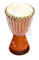 Djembe-Trommel, handgefertigt, Fair Trade-Siegel aus dem Senegal, 25,4 cm