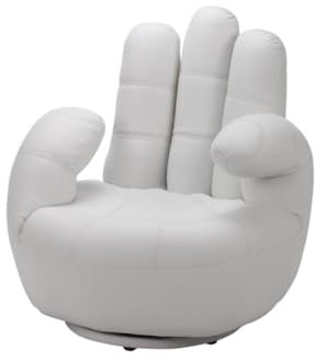Vente-unique Sessel Fingersessel Catchy - Wei·