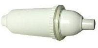 CONMUTADOR PERA 2A 250V BLANCO