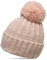 Caspar MU087 klassische Damen Winter Bommelmütze, Größe:One Size, Farbe:rosa