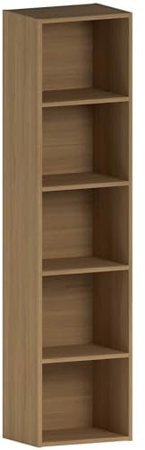 Vida Designs Oxford Fünffächriges Würfelregal, Eiche, Hölzern, Regalsystem, Ausstellen, Darstellen, Aufbewahrung, Aufbewahren, Möbelstück, Möbel, Büro, Wohnzimmer