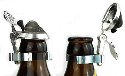 King Werk Drinkstuff - Boccale da Birra con Coperchio in Stagno
