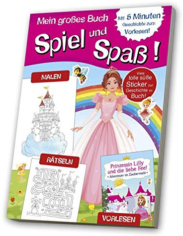 Malen, Rätseln, Vorlesen - Prinzessinnen