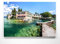 Traumhafte Gardasee-Bilder im Großformat 120x80cm, Punta San Vigilio - als großes XXL Leinwandbild. Wandbild als Hintergrund und Deko für Wohnzimmer & Schlafzimmer. Aufgespannt auf Holzrahmen