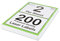 [200 Labels] Self Adhesive White Sticky Printer Labels for A4 Printer 2 per Sheet | A5 Sticky Printer 2 per A4 Sheet Address Labels | Laser Printer Labels 2 per Sheet for All Types of A4 Printer
