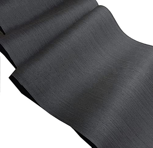 Vtimpac 1 pièces L : 2,5 m - Largeur : 58 cm - Épaisseur : 0,25 mm - Placage de Bois Noir - pour Porte de Meubles de Maison - Placage décoratif