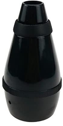 HEVSTIL Trompetendämpfer aus Kunststoff, für Trompete, gerader Dämpfer für Jazz, Schwarz