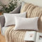 MIULEE Kissenbezüge Kordsamt Kissenbezug Zierkissenbezug Dekokissen Sofakissen Kord 2er Set Kissenhülle Dekorative Zierkissenbezüge Kissen für Sofa Couch Zuhause Wohnzimmer 40x60 cm Reines Weiß