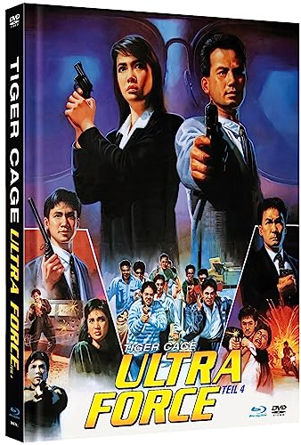 TIGER CAGE 1 aka ULTRA FORCE IV - Cover C - Limited Mediabook Edition [Blu-ray & DVD]
