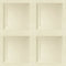 SOPHIE LAURENCE Wood Panel Effect Wallpaper Realistic Square Panelling Flat Finish 3D Wallpaper (Sample - Cream)
