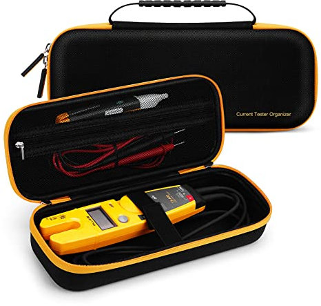KingSung Hard Case for Fluke T5-600/T5-1000/ T5600/ T6-600 Electrical Voltage, Tester Multimeter Carrying Storage Bag, Black