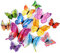 24er-Set 3D Schmetterling Wandaufkleber - Abnehmbare Dekorative Schmetterlinge für Wohnzimmer, Schlafzimmer & Home Deko