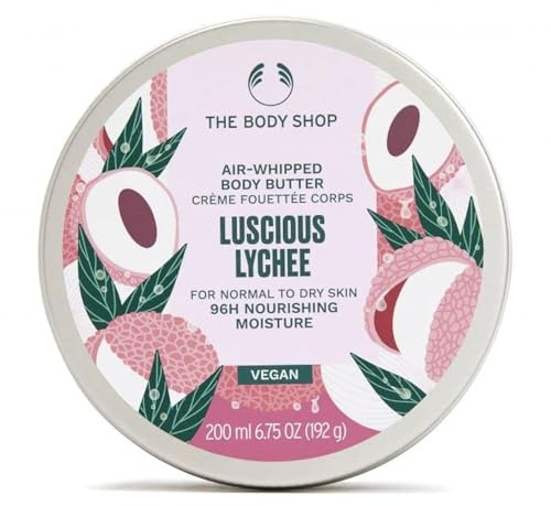 The Body Shop Luscious Lychee Body Butter for Normal to Dry Skin 72h Nourishing Moisture 200 ml