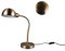 lightling Tischleuchte Philipp aus Metall, Schreibtischlampe altmessing matt, Flexarm, Schnurschalter exkl. 1 x E27 max. 10W, Breite: 16 cm, Höhe 46 cm