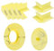 Waterproof Seal Kit for Shower Inside Outside Concer Seals Pipe Seal Mixing Valve Seal Waterproofing Corner Shower Seamless Membrane Polyethylene Coner for Shower Room 8PCS