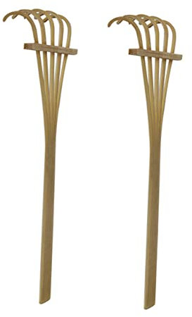 Yardwe 2pièces Mini Rake Set Accessoires De Jardin Zen Outils De Décoration pour Table De Sable Et Miniatures Râteau pour Décorations De Jardin