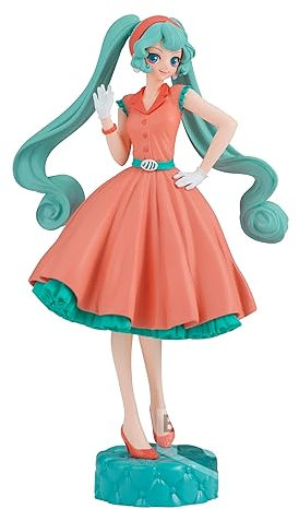 Banpresto BP88648P Hatsune Miku, World Journey Vol.1 Actionfigur, 18 cm, Mehrfarbig