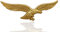Generisch Luftwaffenadler Gold Pin