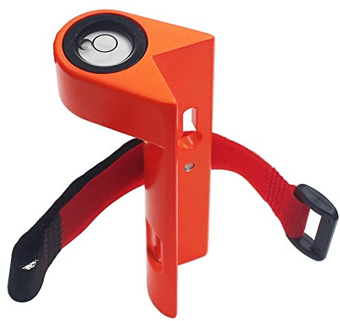 Qusedwey Zentrierstange Kohle Faser Nivellier Libelle für Rechtwinklige Wasser Waage Tragbar Senkrechte Wasser Waage Orange