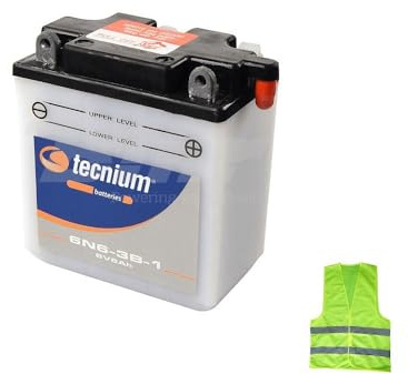 COMPATIBILE CON YAMAHA XT 500 per anno 1980 BATTERIA 6N6-3B-1 TECNIUM BATTERIE 6 AMPERE 6 VOLT FORNITA COMPLETA PER L’UTILIZZO SPECIFICA MOTO 99X57X111MM