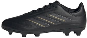 adidas Unisex COPA Pure II League Football Boots Firm Ground Fußballschuhe, Core Black/Carbon/Gold Metallic, 35 EU