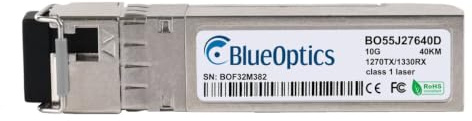 BlueOptics SFP-10G-BX-U-40KM-CP-BO modulo del ricetrasmettitore di rete Fibra ottica 10000 Mbit/s SFP+