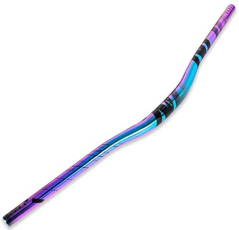 ZOCKZ Mountainbike-Riser-Lenker aus Aluminiumlegierung, Regenbogenfarben, 31,8 x 780 mm (B)