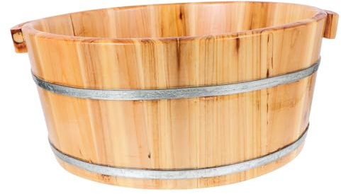 Happyyami Foot Washing Bucket Foot Bath Bucket for Spa Pedicure Bowls for Feet Spa Heat Foot Bath Bas