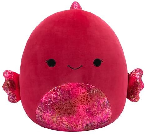 Squishmallows SQCR05481 - Barella der Betta Fisch 40 cm, offizielles Jazwares Plüsch, superweiches Kuscheltier