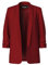 PIECES Pcbosella 3/4 Blazer Noos BC, Dalia Rossa, S Donna