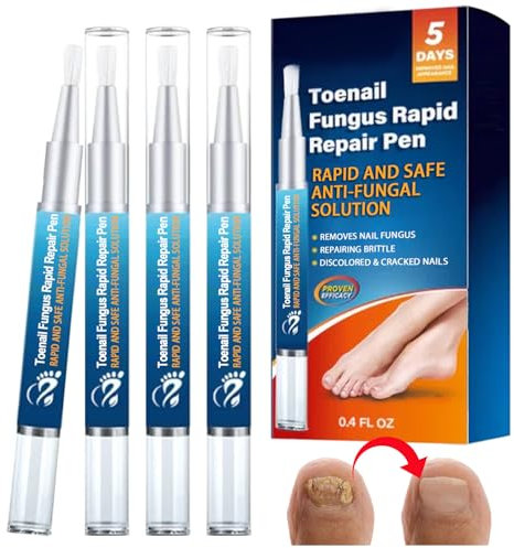 Riparazione Unghie [4 Pezzi ], Antimicotico per Micosi Unghie, Ripara e Proteggi le Unghie, Penne per Riparazione Unghie, Favorisce la Ricrescita di Unghie Sane, Per unghie e unghie dei pied